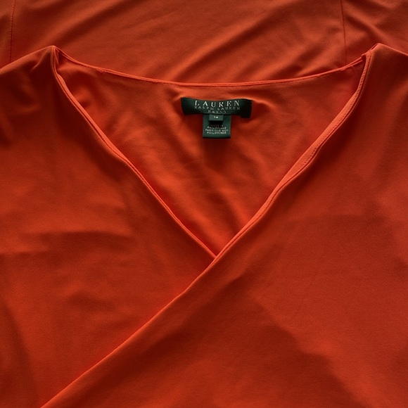 LAUREN Ralph Lauren BEAUTIFUL AND CLASSIC 🧡ORANGE🧡 DRESS PLUS SIZE 14 🌟EUC🌟 - Picture 12 of 17